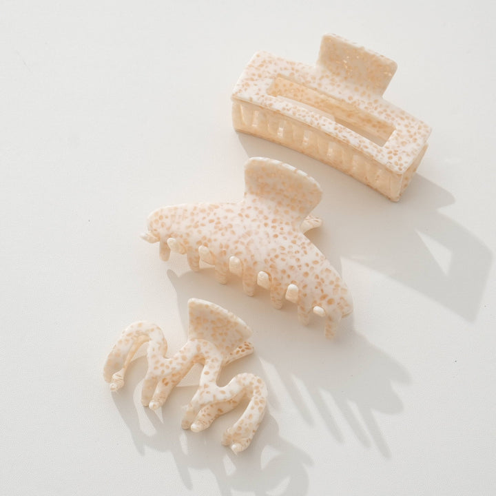 Apricot Crème | Small/Medium Claw Clips - Echo Market
