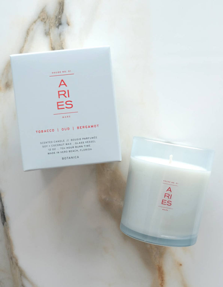 Aries Zodiac Candle - Echo Market
