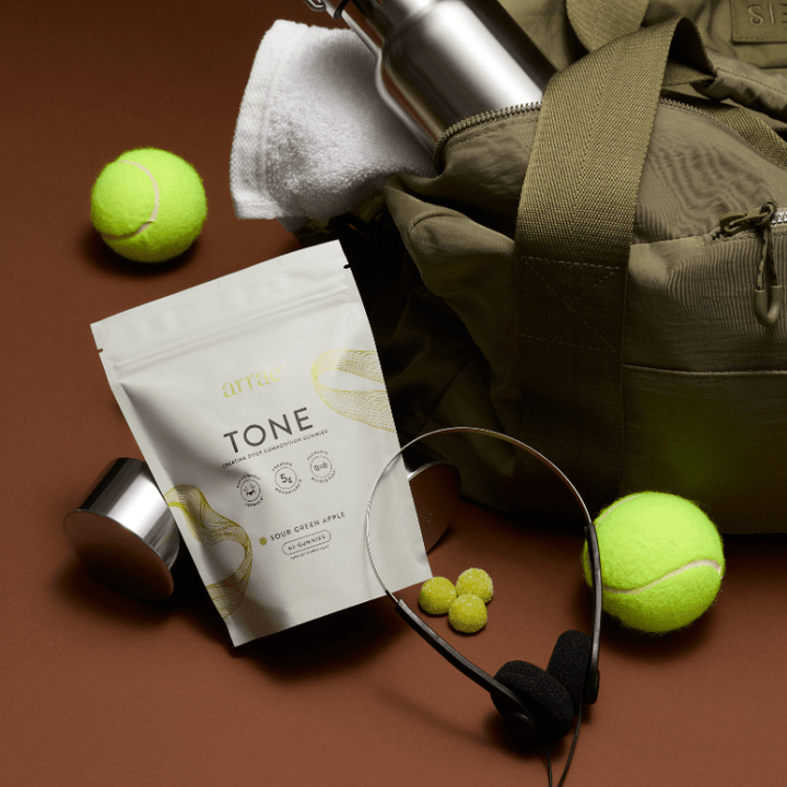 Arrae Tone Gummies | Sour Green Apple | 60 Ct. - Echo Market