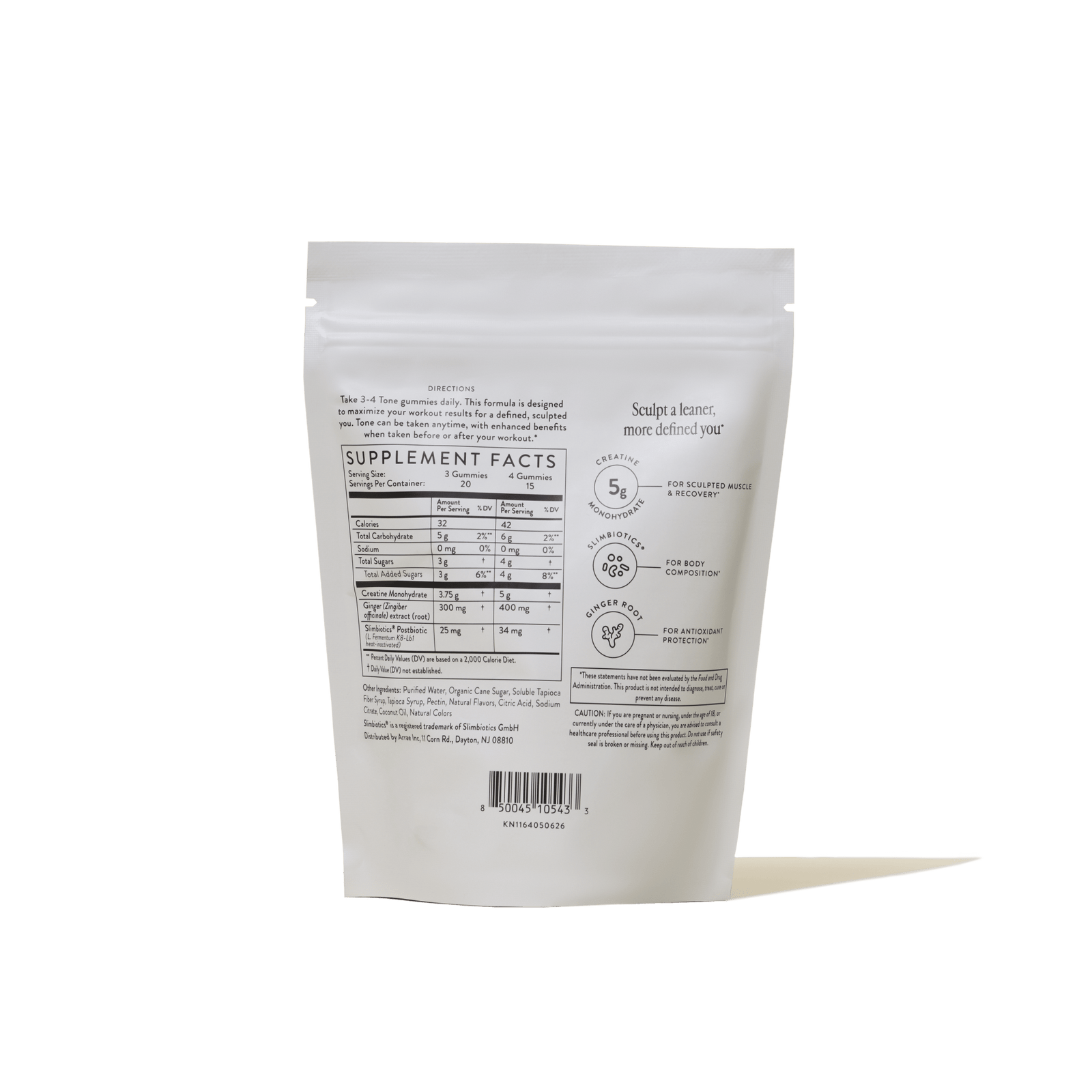 Arrae Tone Gummies | Sour Green Apple | 60 Ct. - Echo Market