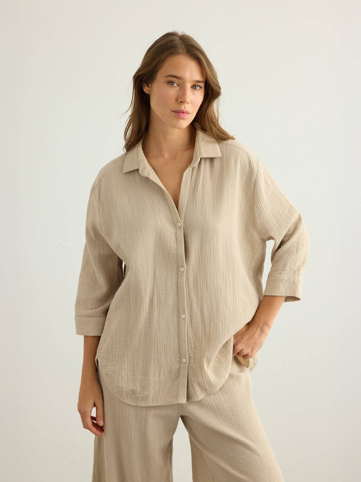 Aura Maxi Shirt - Echo Market