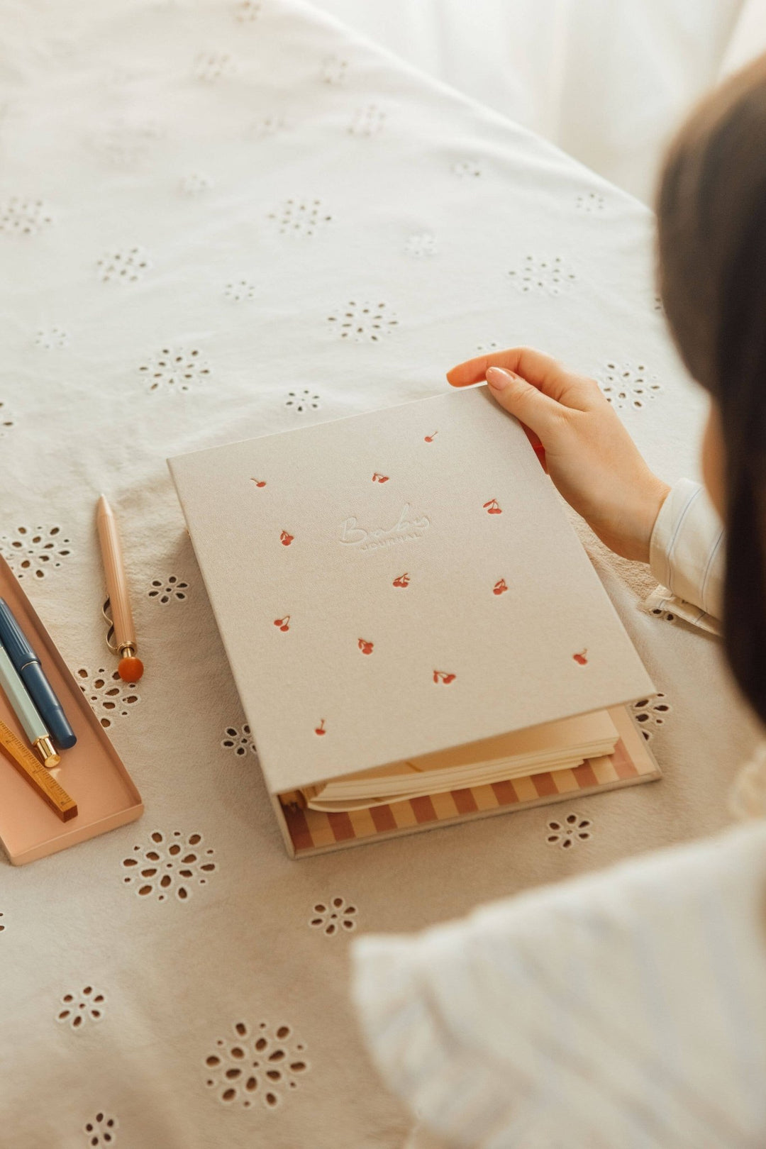 Baby Binder-Folio | Cherries - Echo Market
