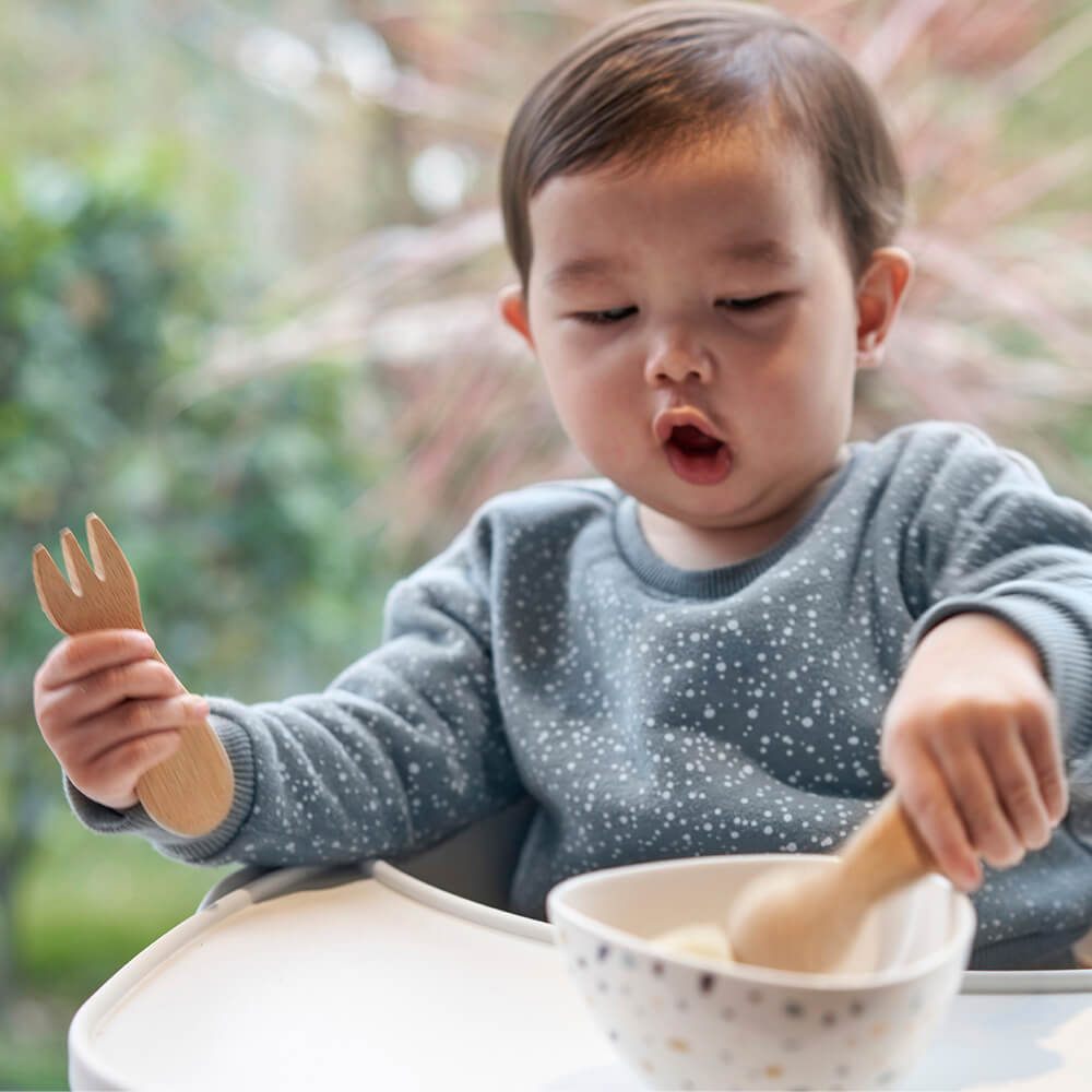 Baby's Bamboo Fork and Spoon - Echo Market