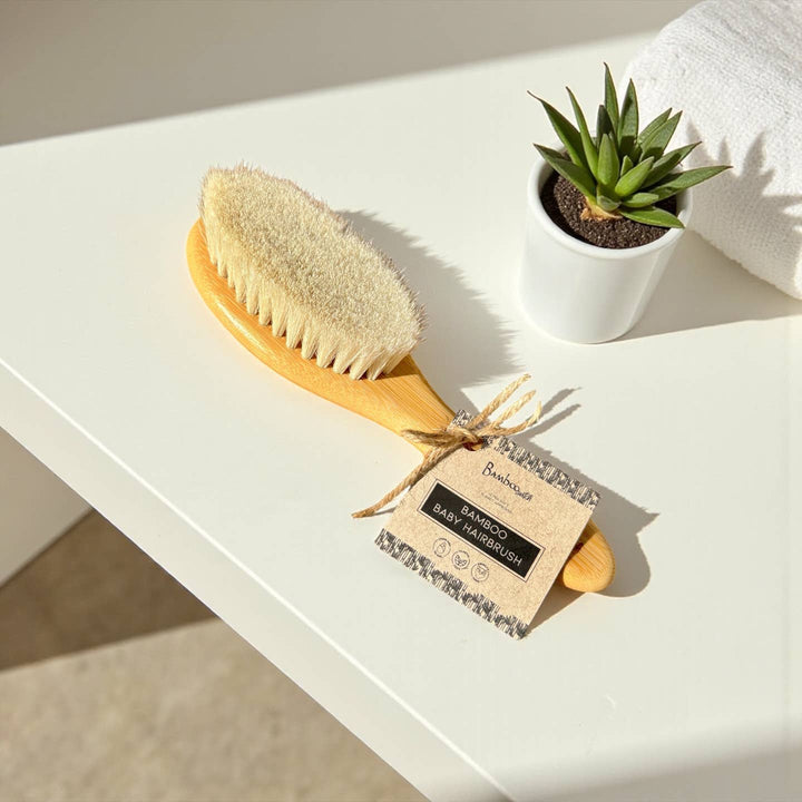 Bamboo Baby Hairbrush - Echo Market