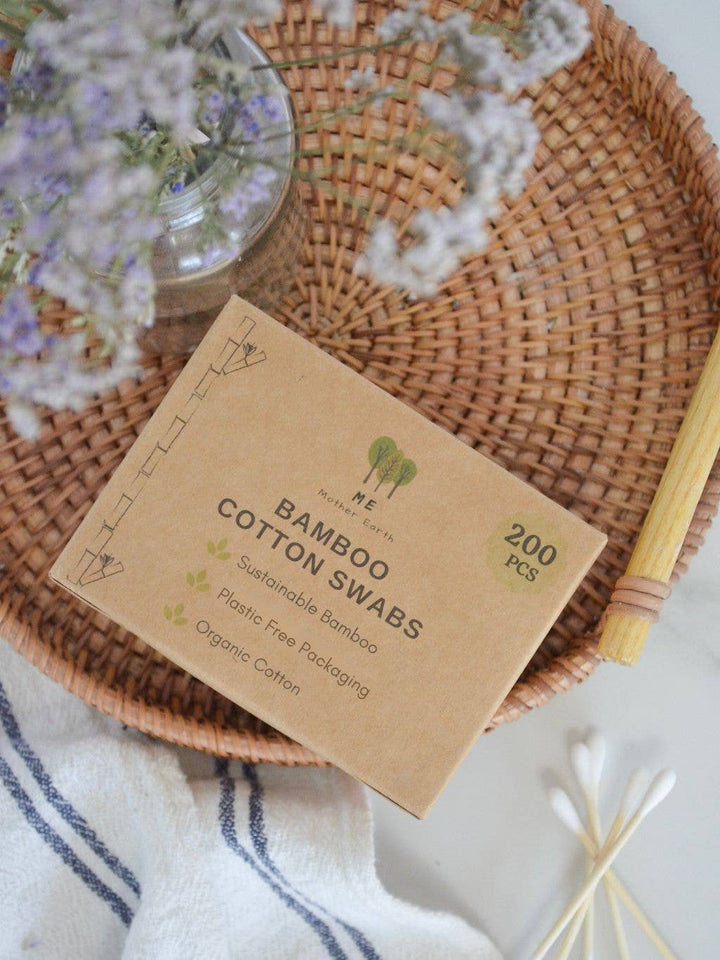 Bamboo Cotton Swabs - Echo Market