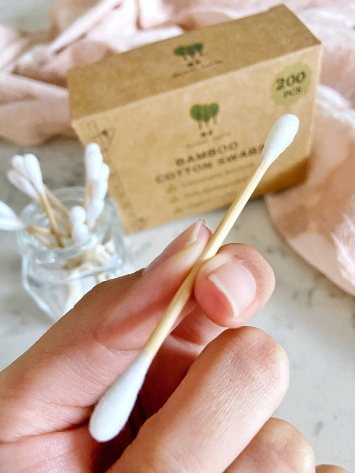 Bamboo Cotton Swabs - Echo Market