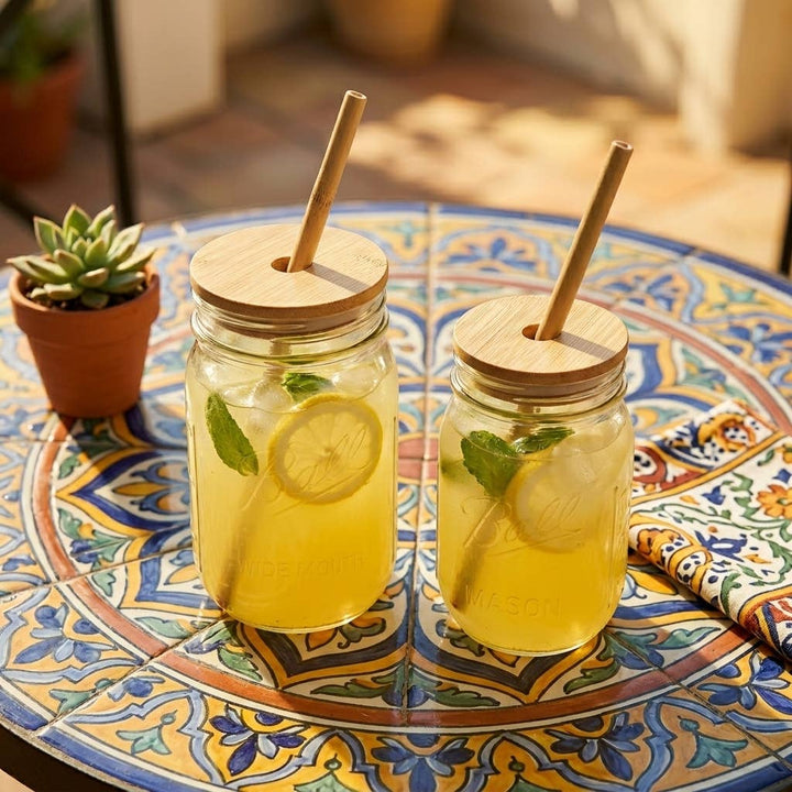 Bamboo Mason Jar Lids - Echo Market