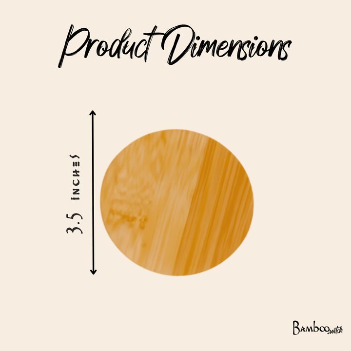 Bamboo Mason Jar Lids - Echo Market