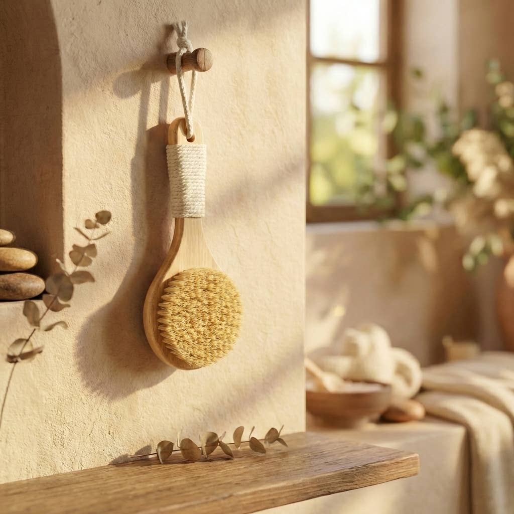 Bamboo Mini Dry Brush - Echo Market