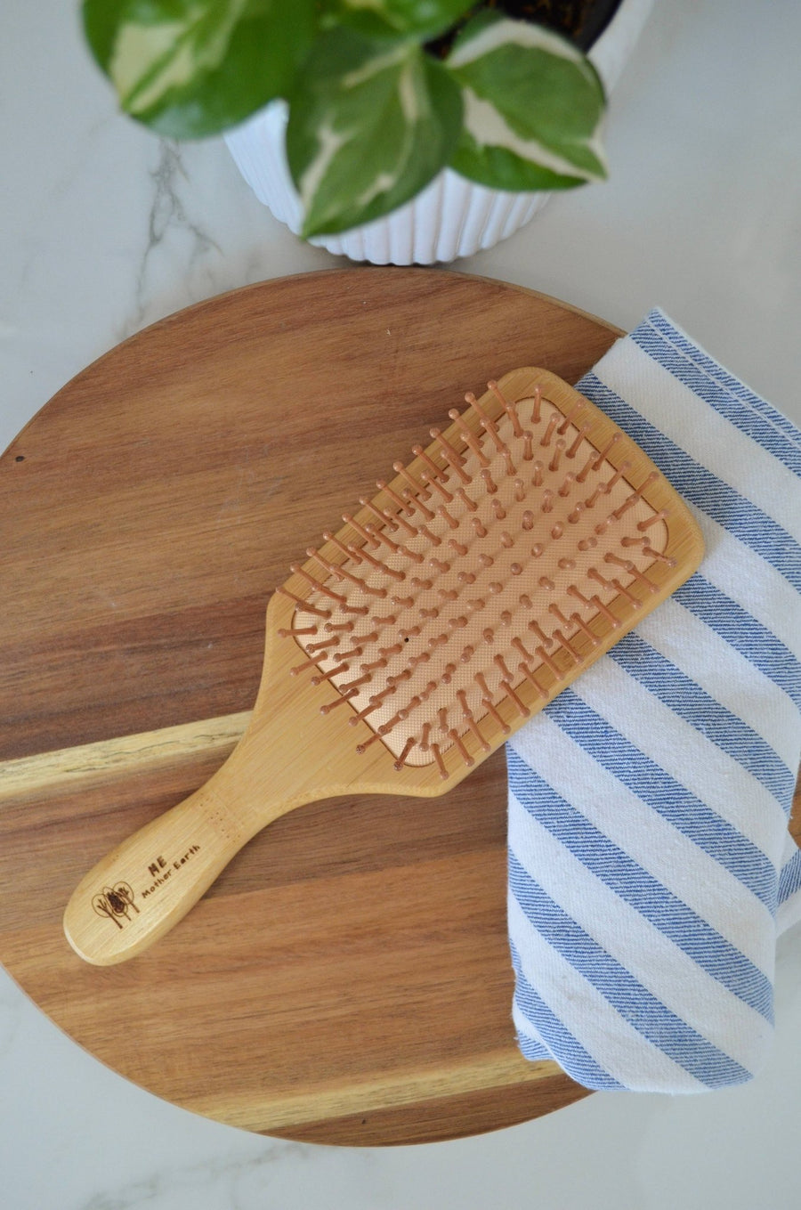 Bamboo Paddle Hairbrush - Echo Market
