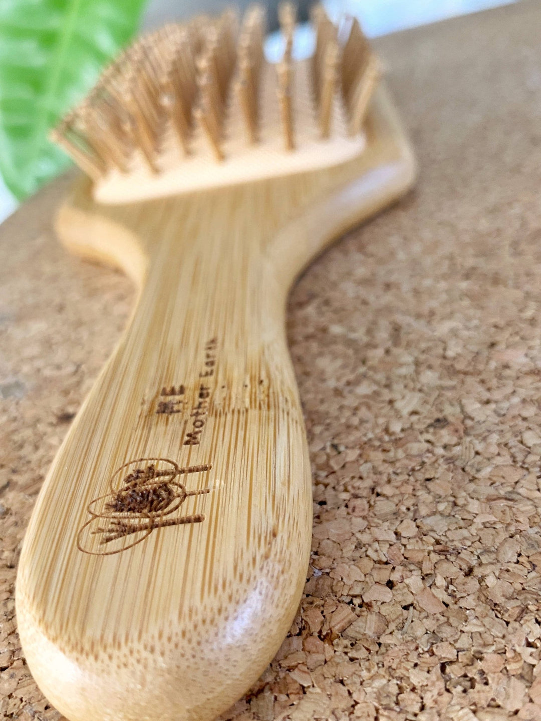 Bamboo Paddle Hairbrush - Echo Market