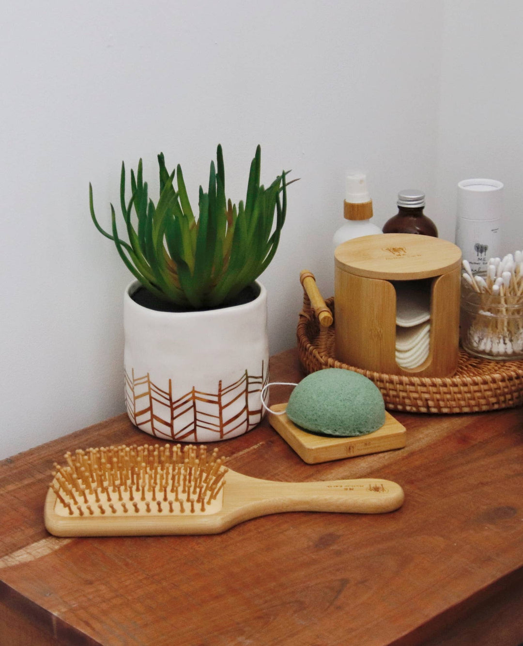 Bamboo Paddle Hairbrush - Echo Market