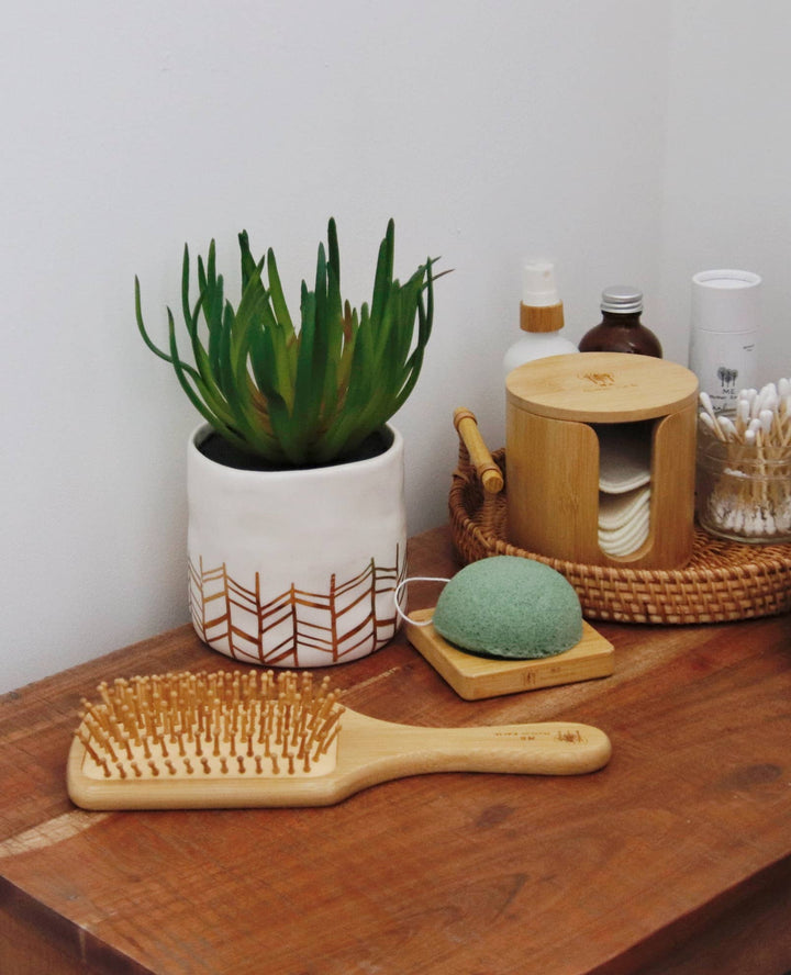 Bamboo Paddle Hairbrush - Echo Market