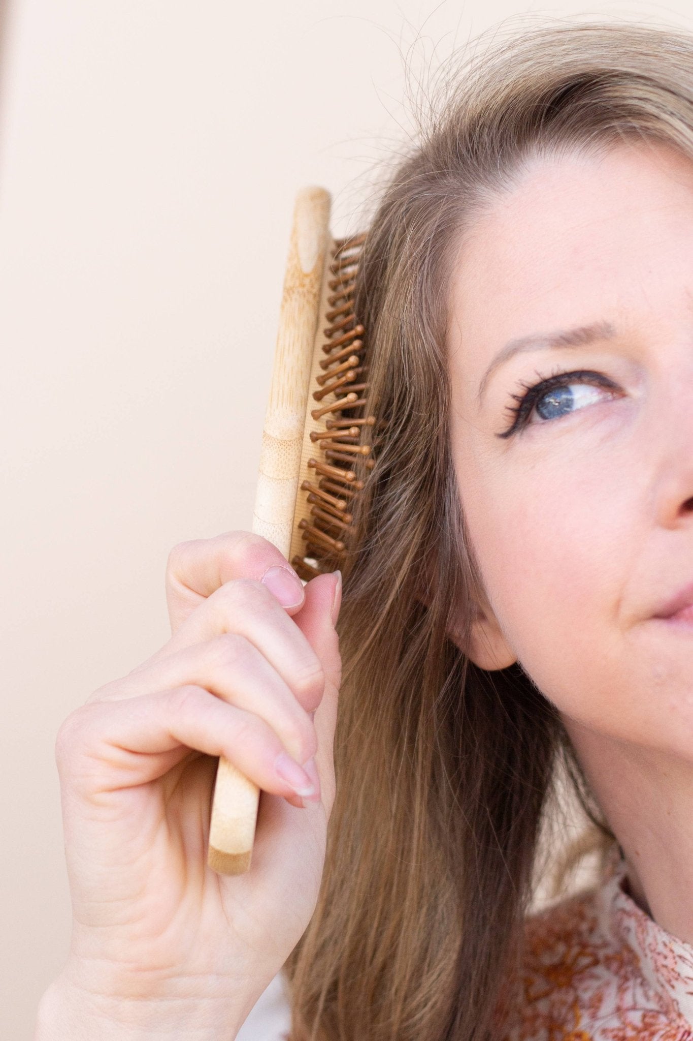 Bamboo Paddle Hairbrush - Echo Market