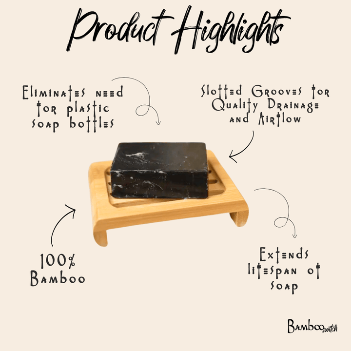 Bamboo Soap Lift | Rectangle - Echo Market