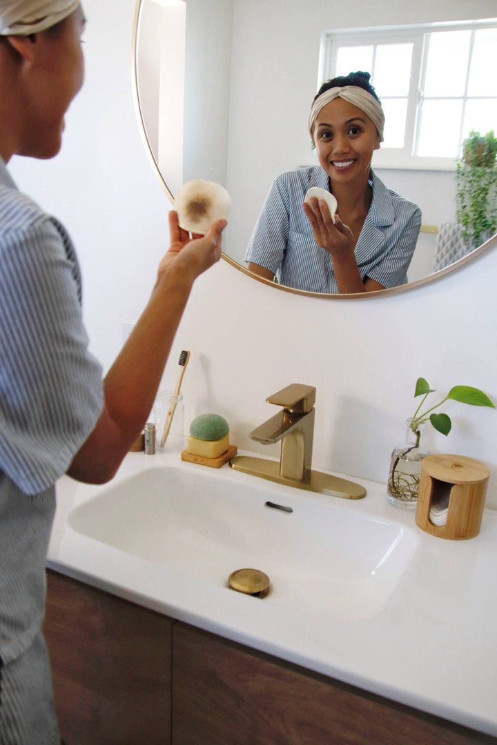 Bamboo Storage Box + Hemp Cotton Rounds - Echo Market