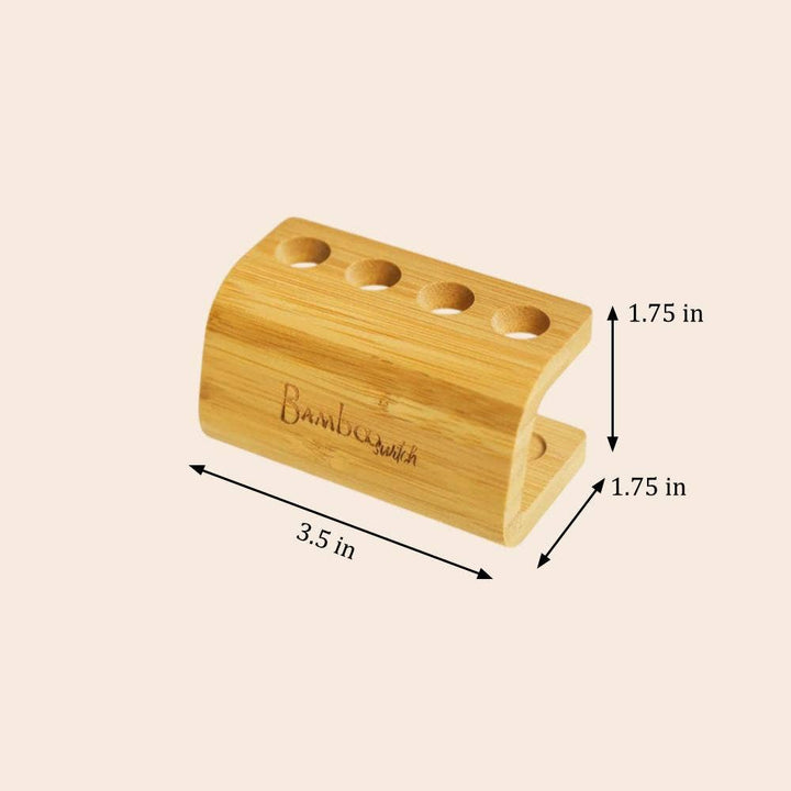 Bamboo Toothbrush Family Stand - Echo Market