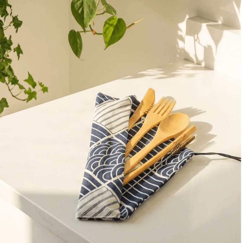Bamboo Travel Cutlery Set - Echo Market