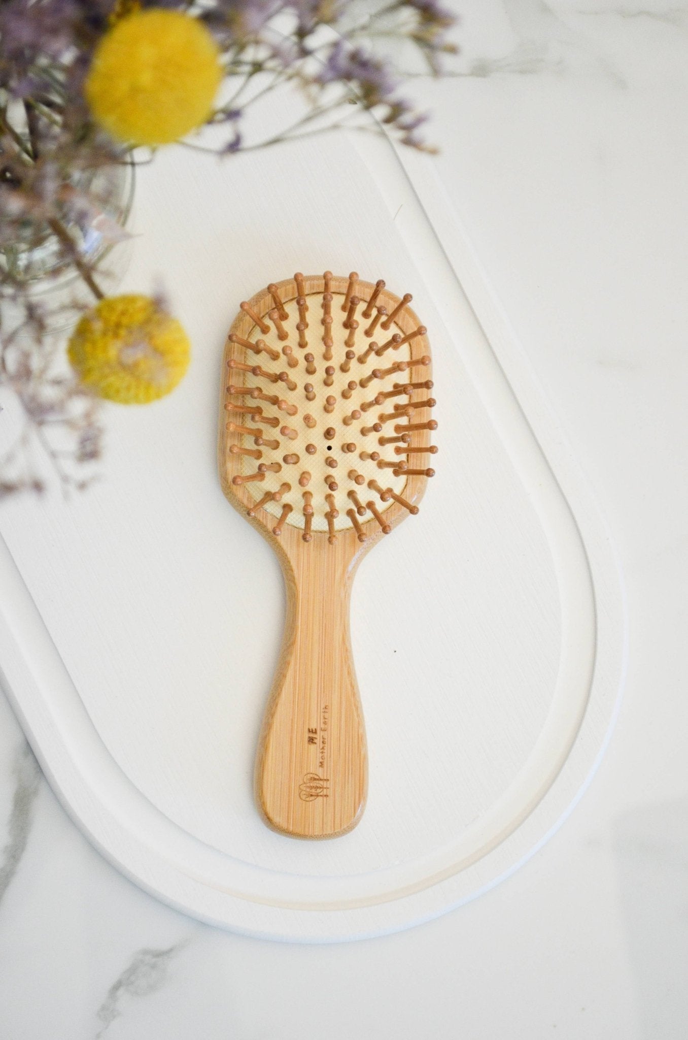 Bamboo Travel Hairbrush - Echo Market