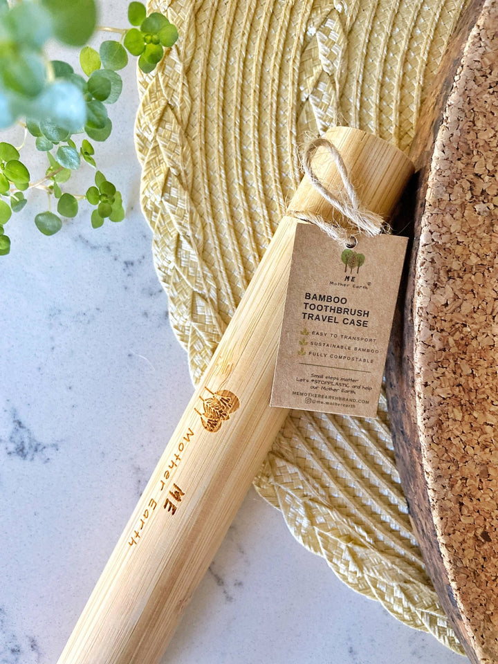 Bamboo Travel Toothbrush Case - Echo Market