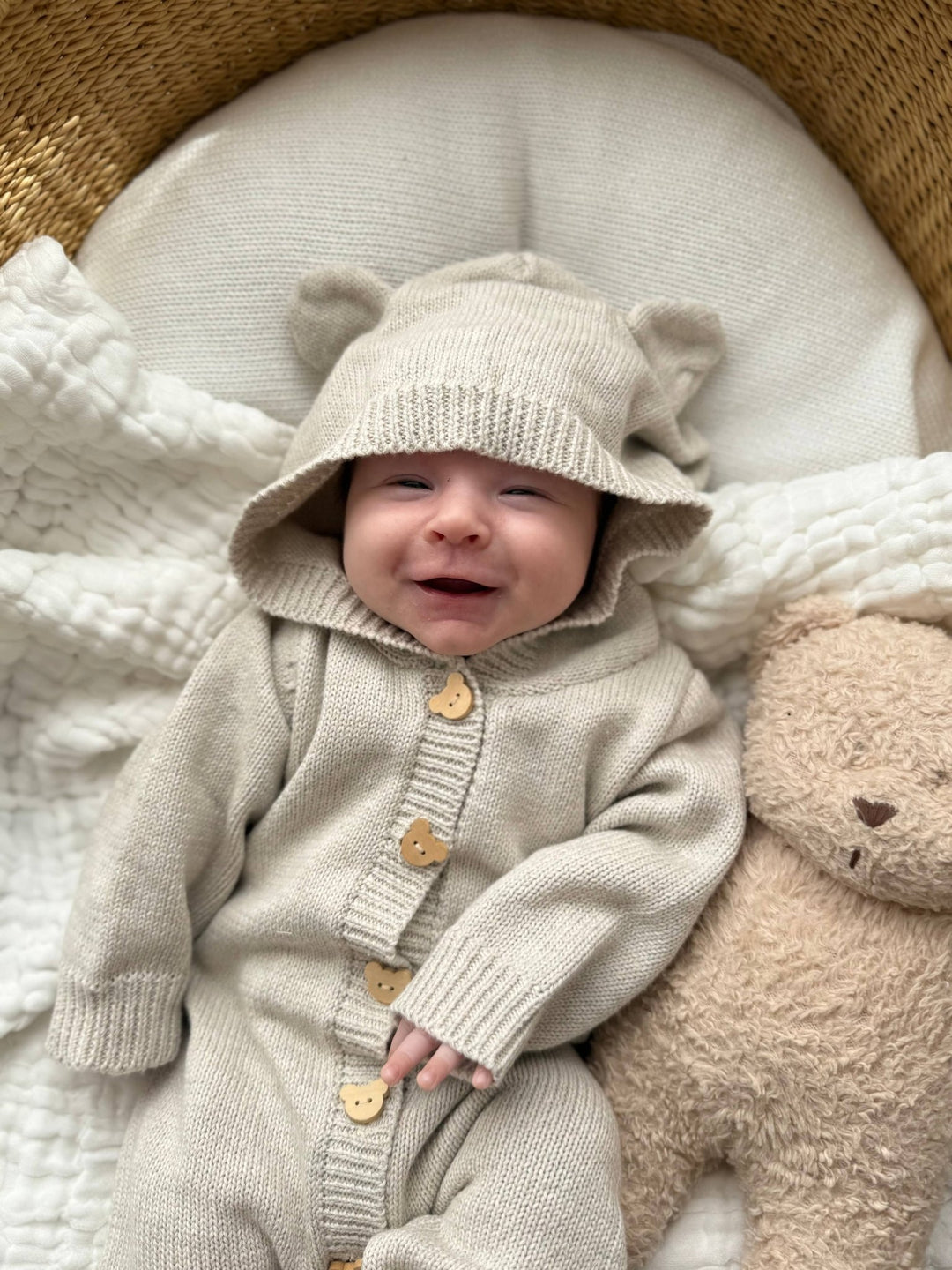 Bear Cub Jumpsuit | Natural - Echo Market