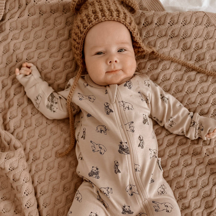 Bear Zip Romper - Echo Market