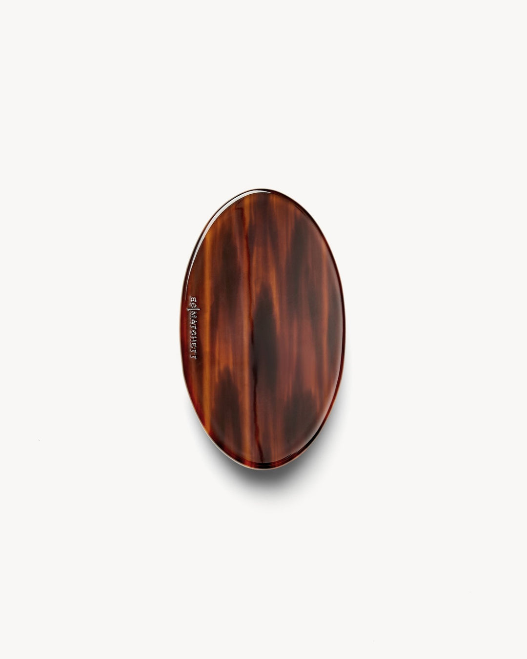 Beard Brush in Bourbon on a white background