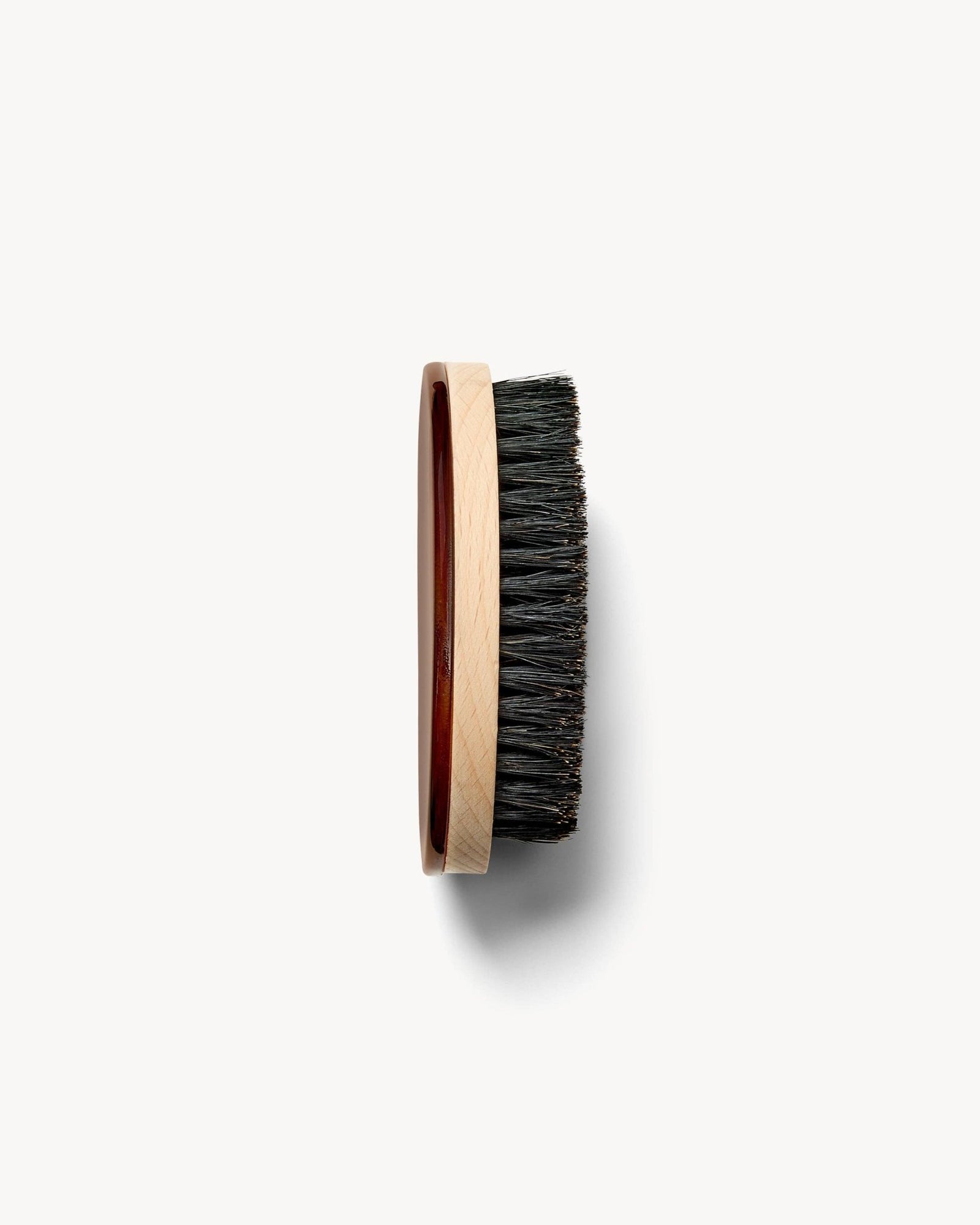 Beard Brush in Driftwood on a white background