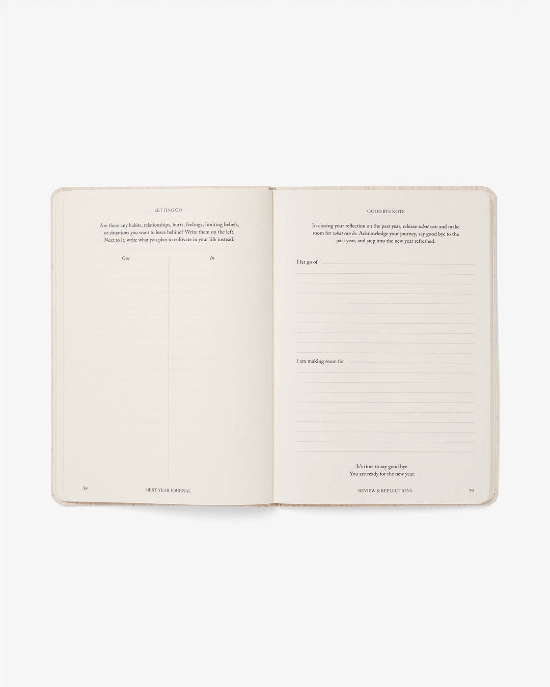 Best Year Journal | Oat - Echo Market