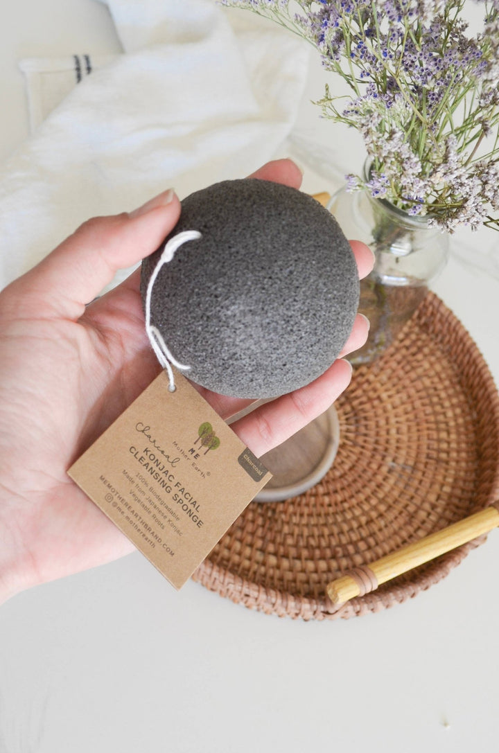 Biodegradable Charcoal Konjac Sponge - Echo Market