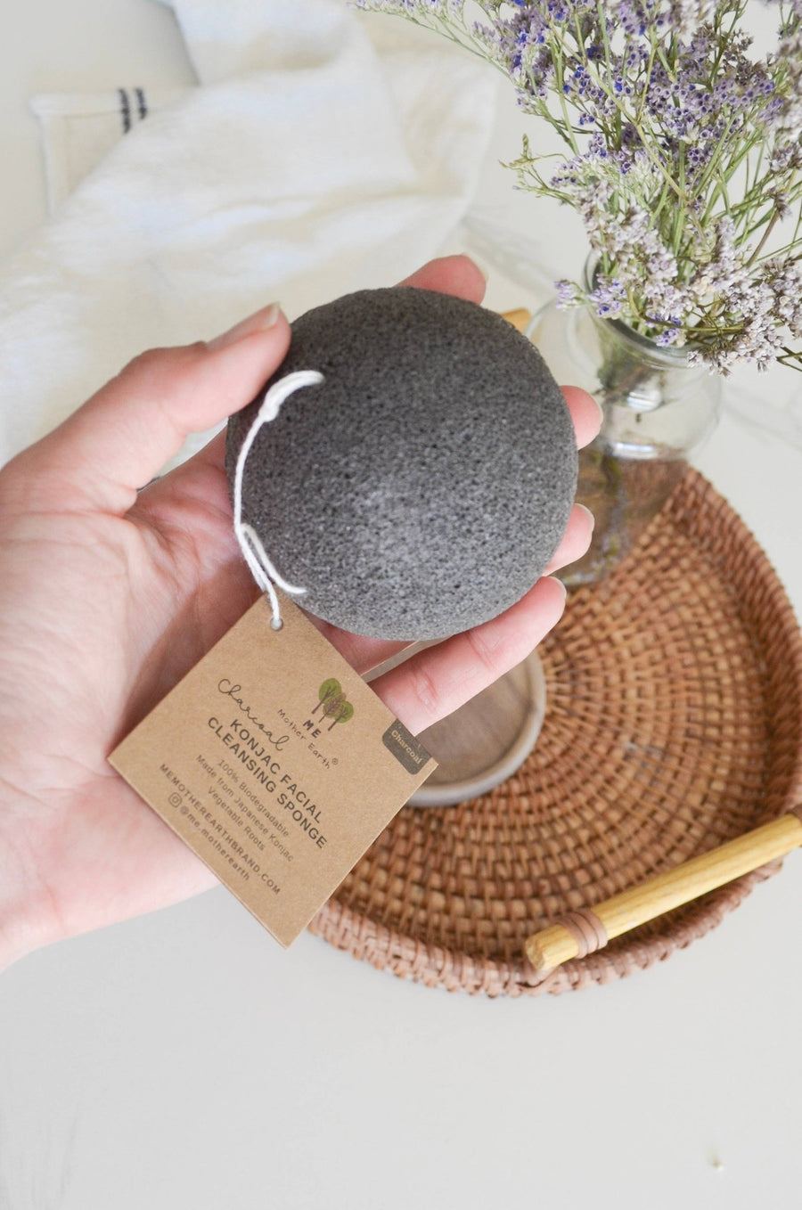 Biodegradable Charcoal Konjac Sponge - Echo Market