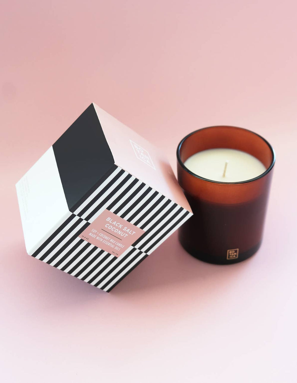 Black Salt + Coconut Candle - Echo Market