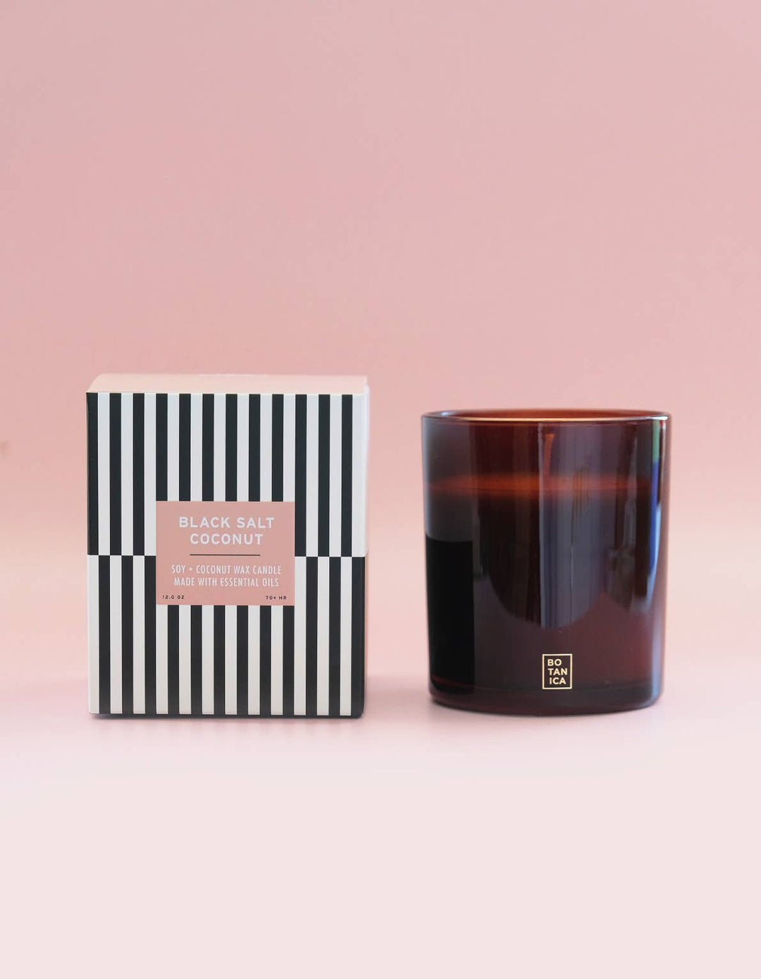 Black Salt + Coconut Candle - Echo Market