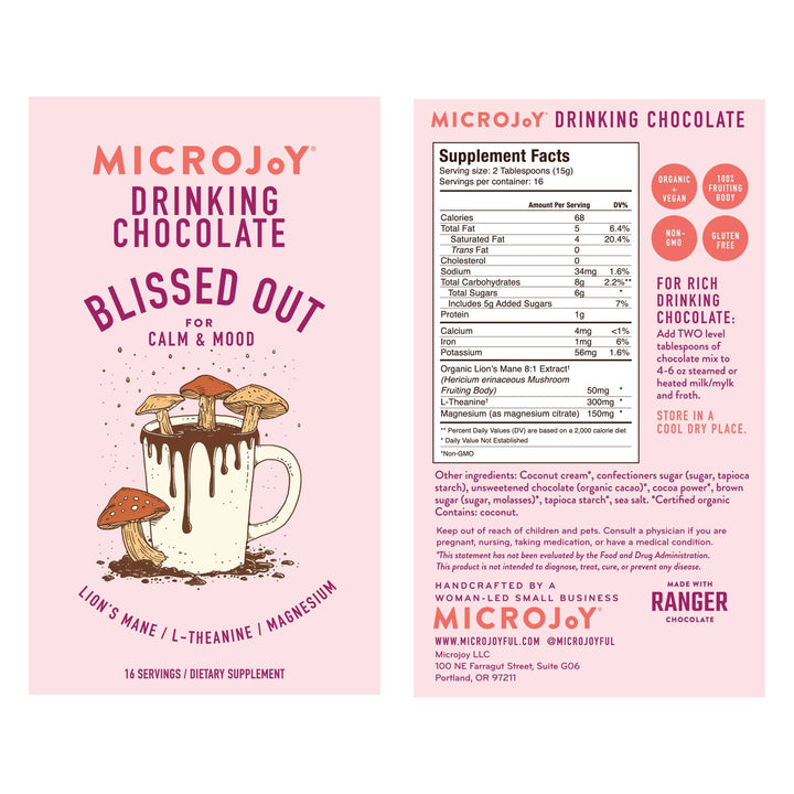 Blissed Out | Drinking Chocolate for Calm + Mood - Echo Market