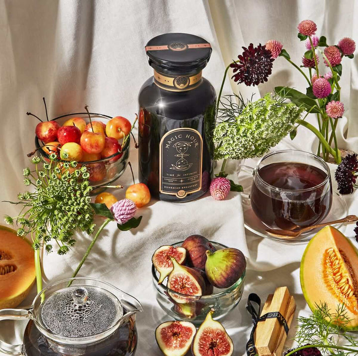 Bohemian Breakfast Black Tea | Probiotic Rich Vanilla Puerh Tea for Digestion & Energy - Echo Market