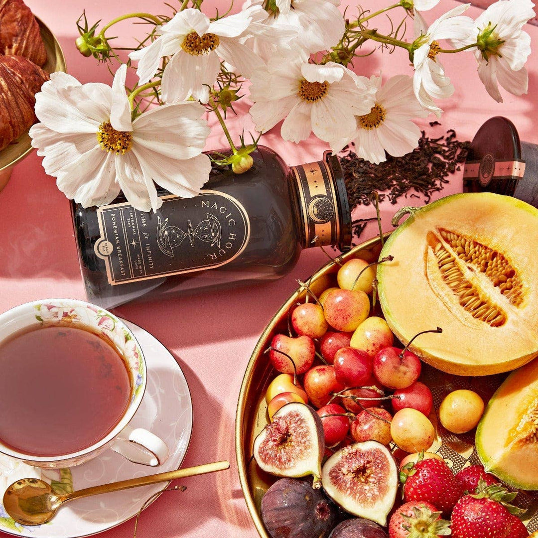 Bohemian Breakfast Black Tea | Probiotic Rich Vanilla Puerh Tea for Digestion & Energy - Echo Market