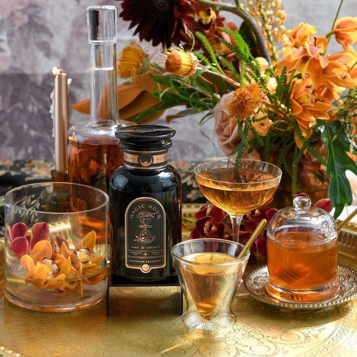 Bohemian Breakfast Black Tea | Probiotic Rich Vanilla Puerh Tea for Digestion & Energy - Echo Market