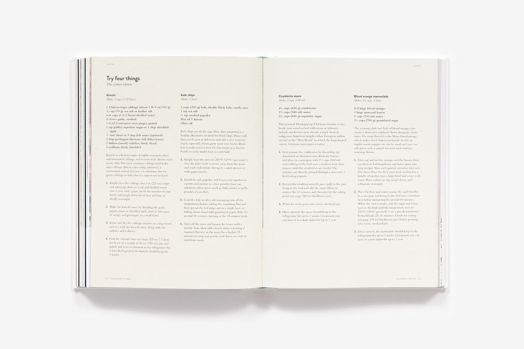 Open book with text on a white background