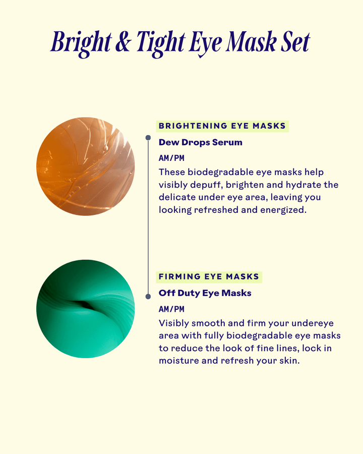 Bright & Tight Biodegradable Eye Mask Quartet - Echo Market