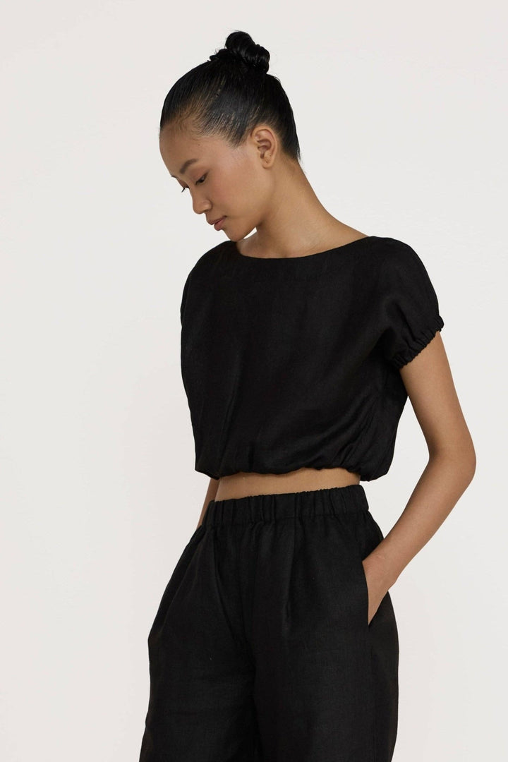 Bubble Top | Black - Echo Market