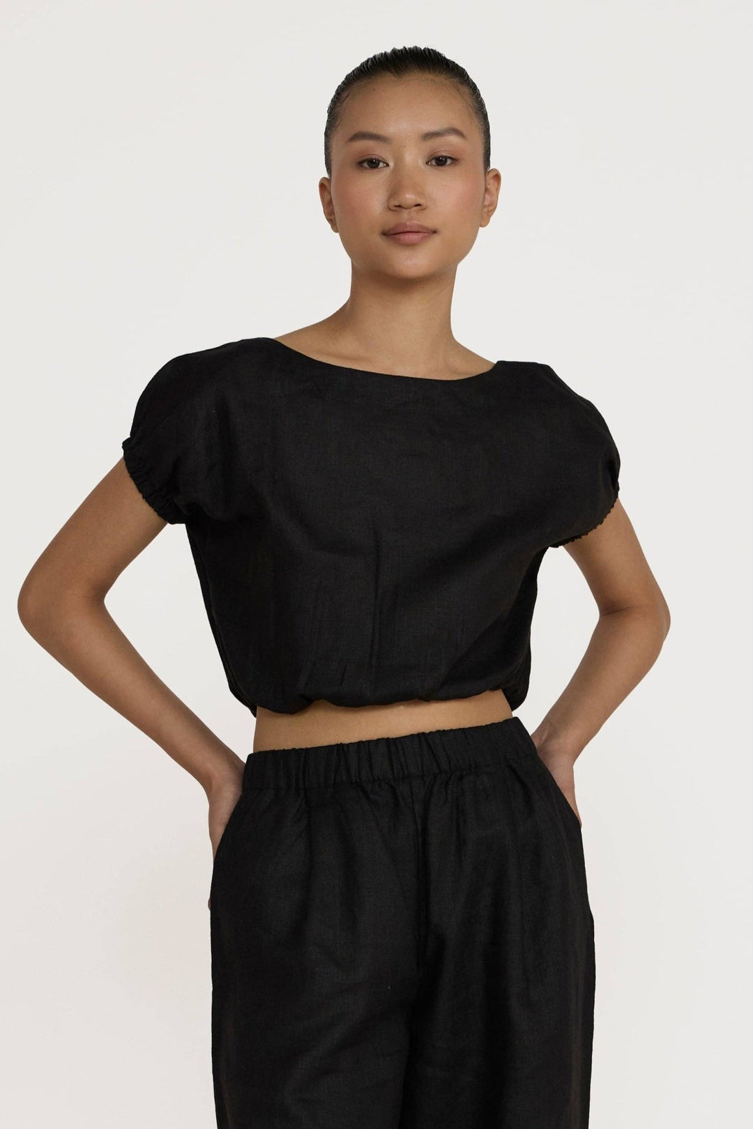 Bubble Top | Black - Echo Market