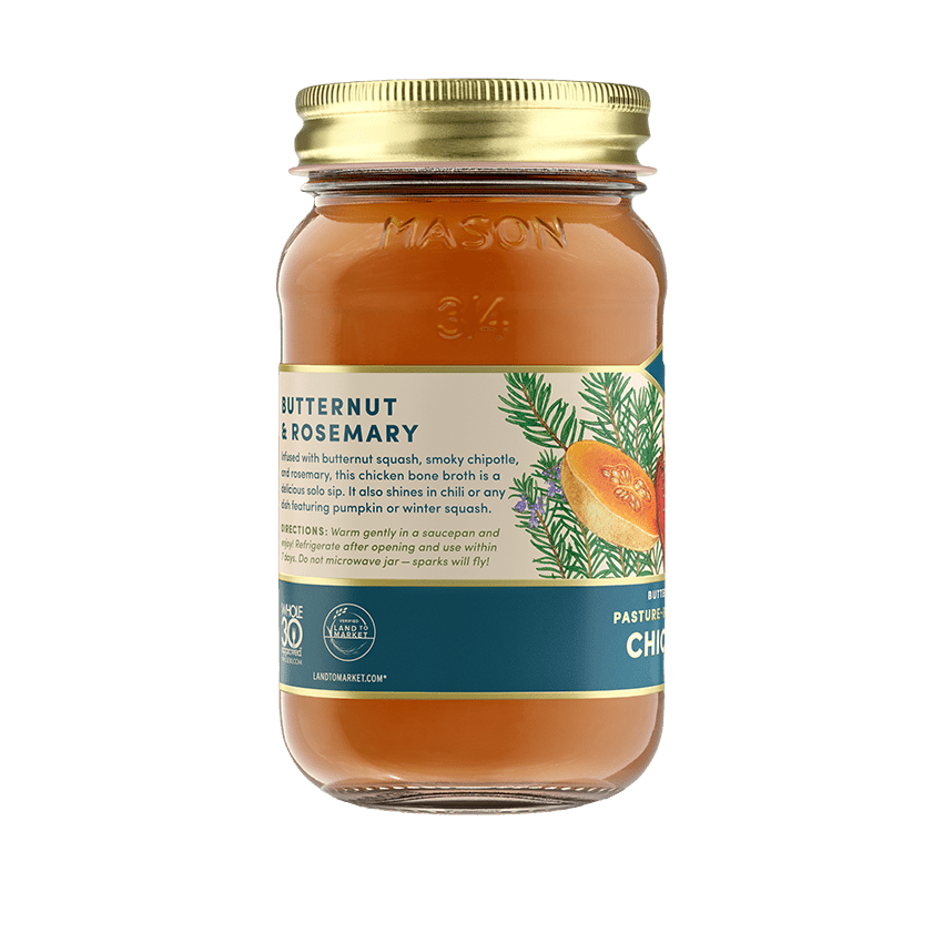 Butternut & Rosemary Pasture - Raised Chicken Bone Broth - Echo Market