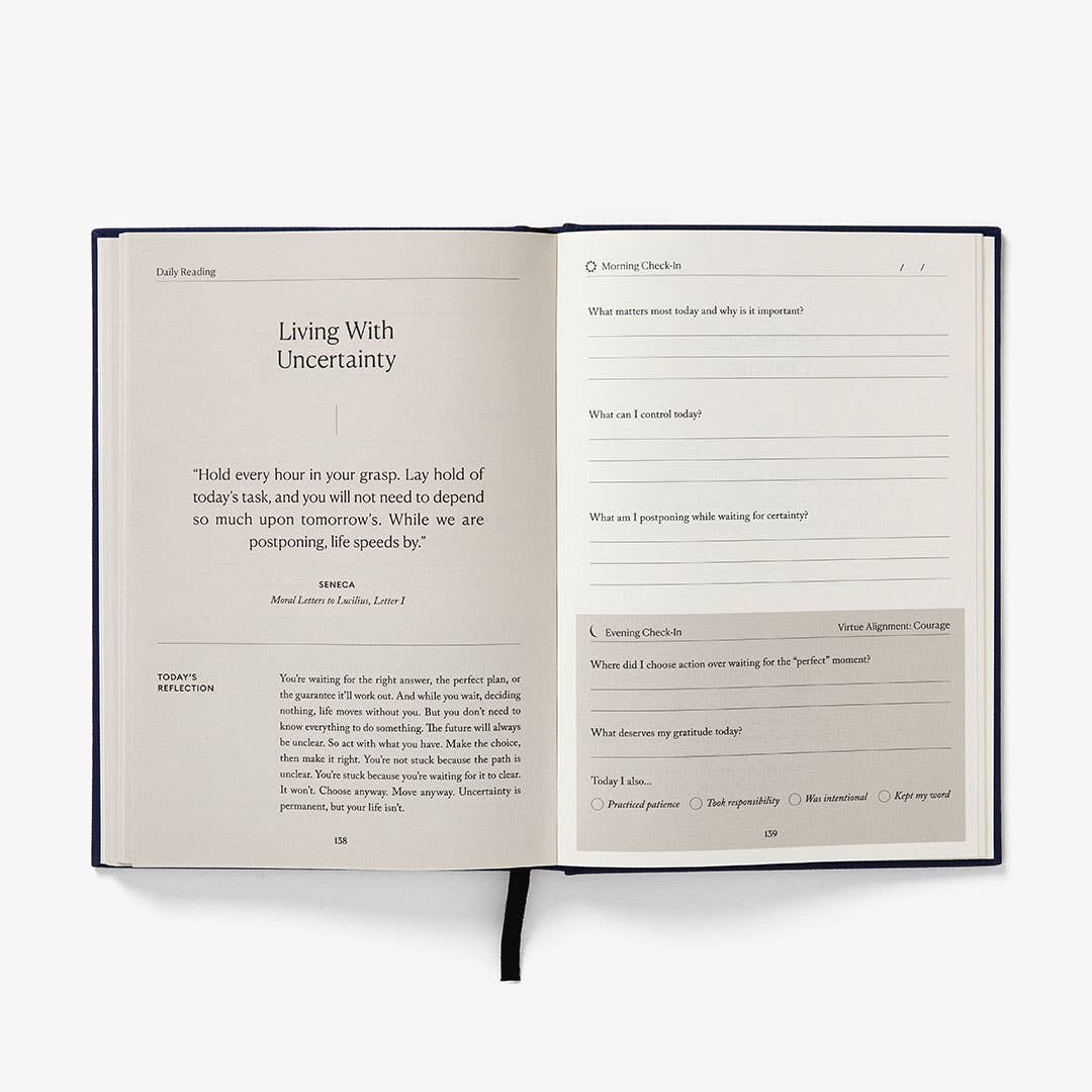 The Stoic Journal | 2-in-1 Philosophy Book &amp; Journal