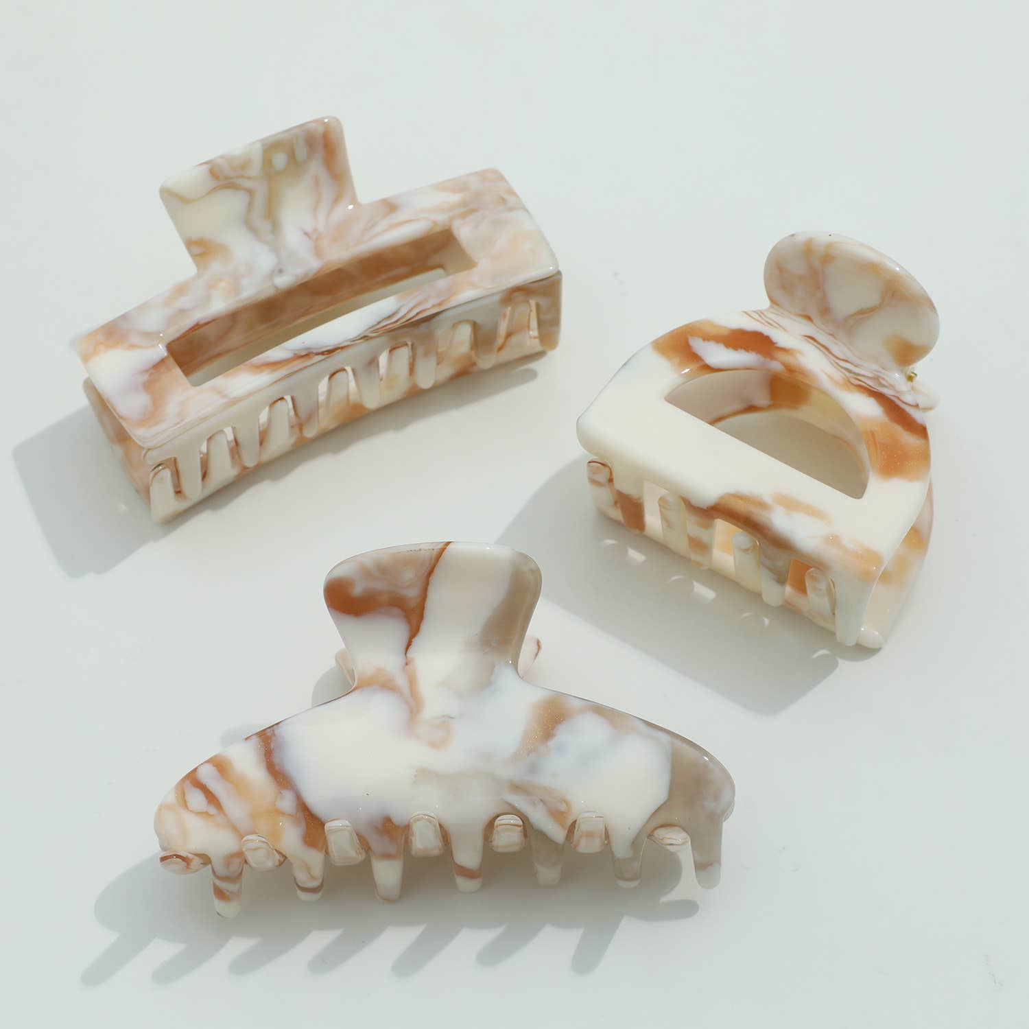 Calacatta Gold | Small/Medium Claw Clips - Echo Market