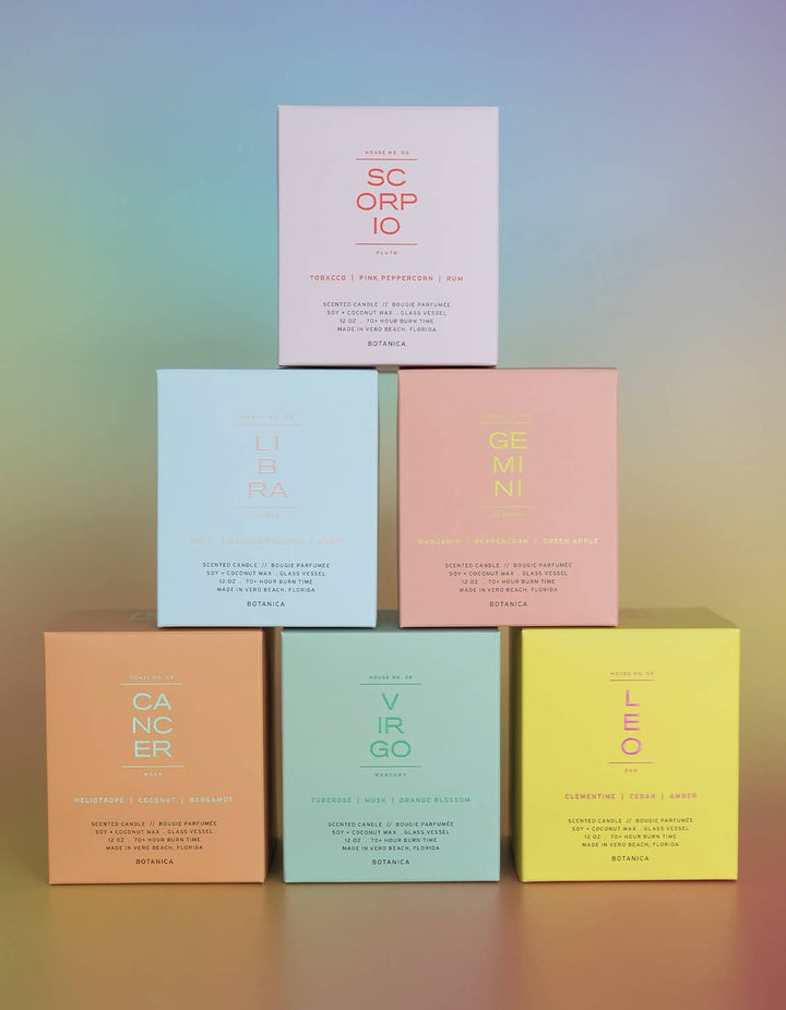 Cancer Zodiac Candle - Echo Market