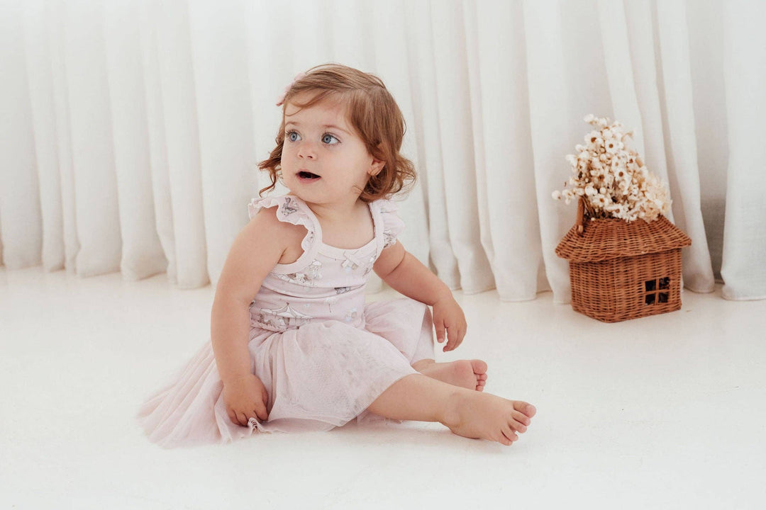 Carousel Ponies Tutu Dress | Mauve - Echo Market
