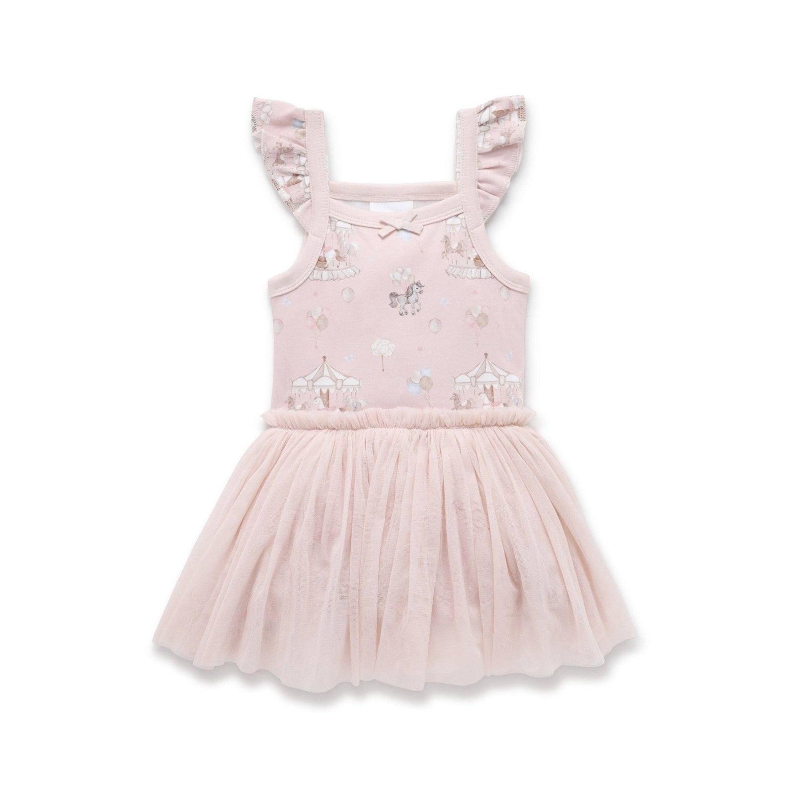 Carousel Ponies Tutu Dress | Mauve - Echo Market