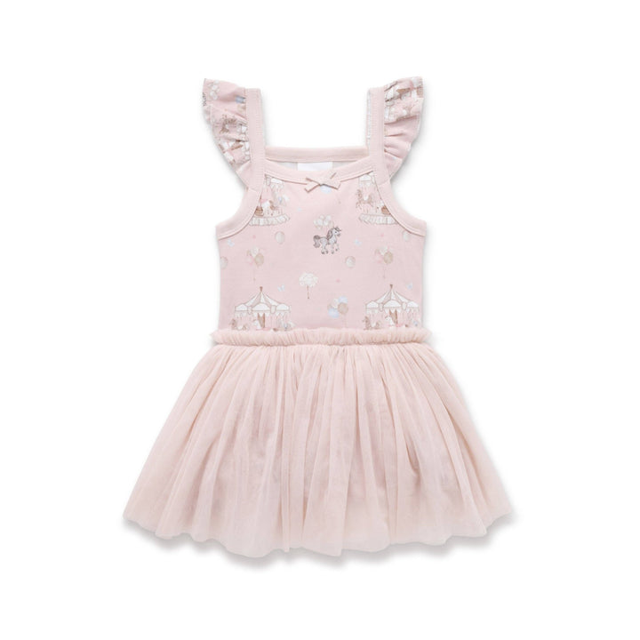 Carousel Ponies Tutu Dress | Mauve - Echo Market