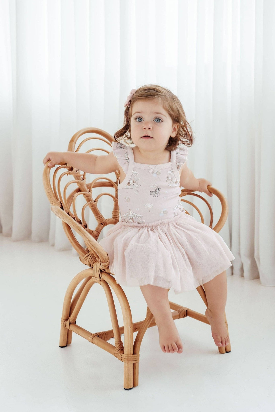 Carousel Ponies Tutu Dress | Mauve - Echo Market