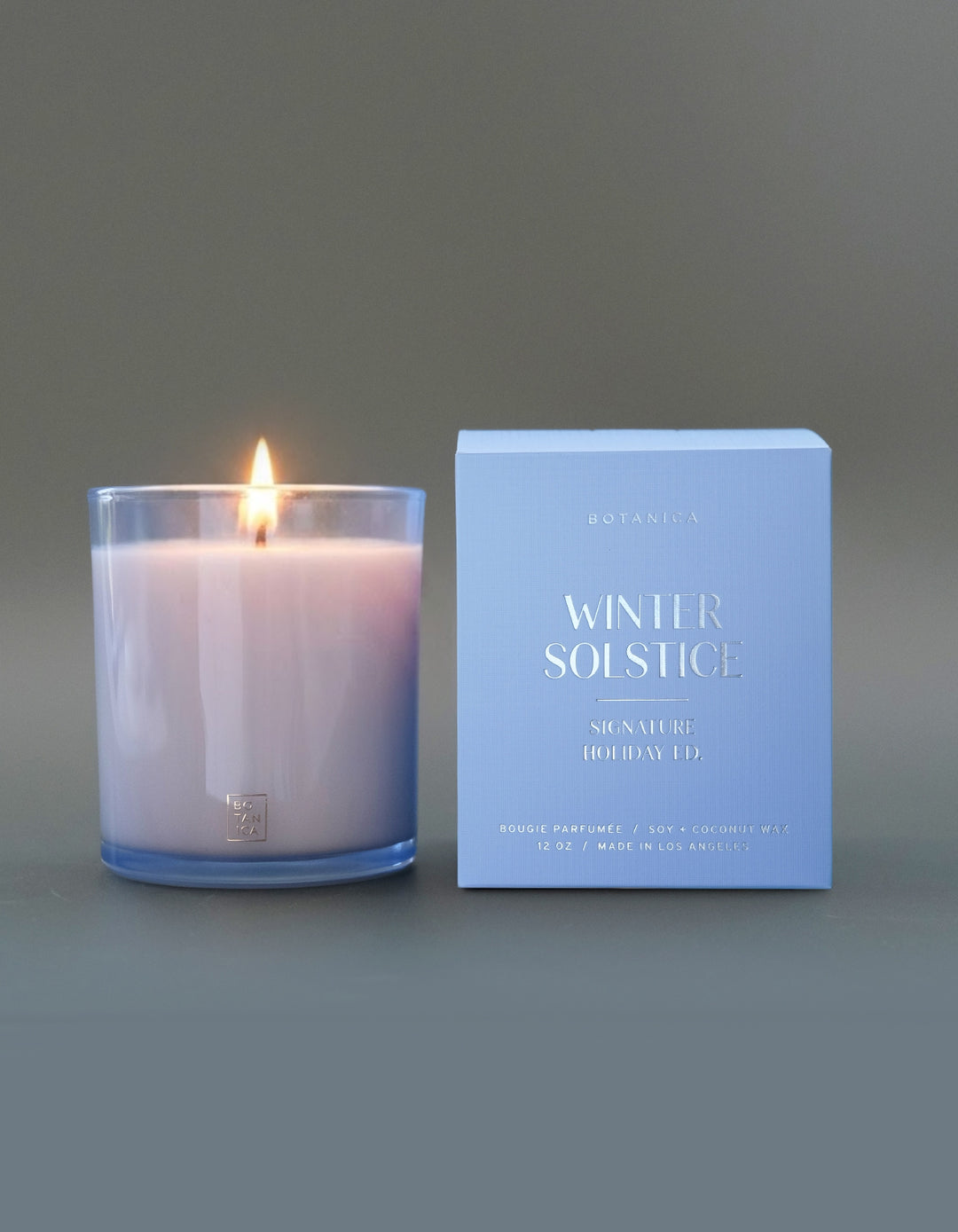 Winter Solstice Holiday Candle